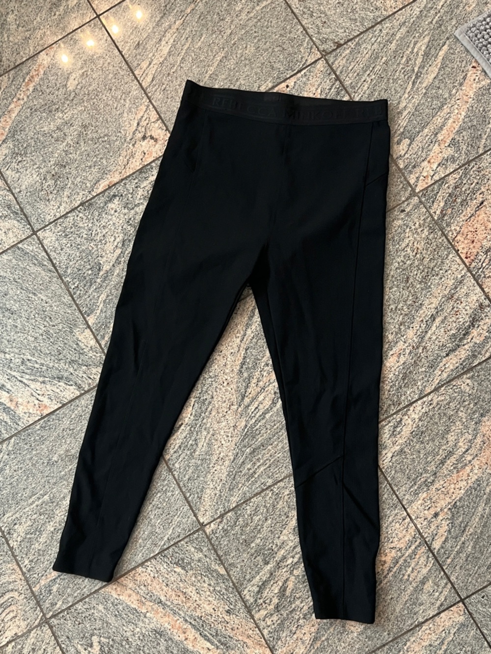 Rebecca Minkoff athleisure Gorpcore Black Leggings